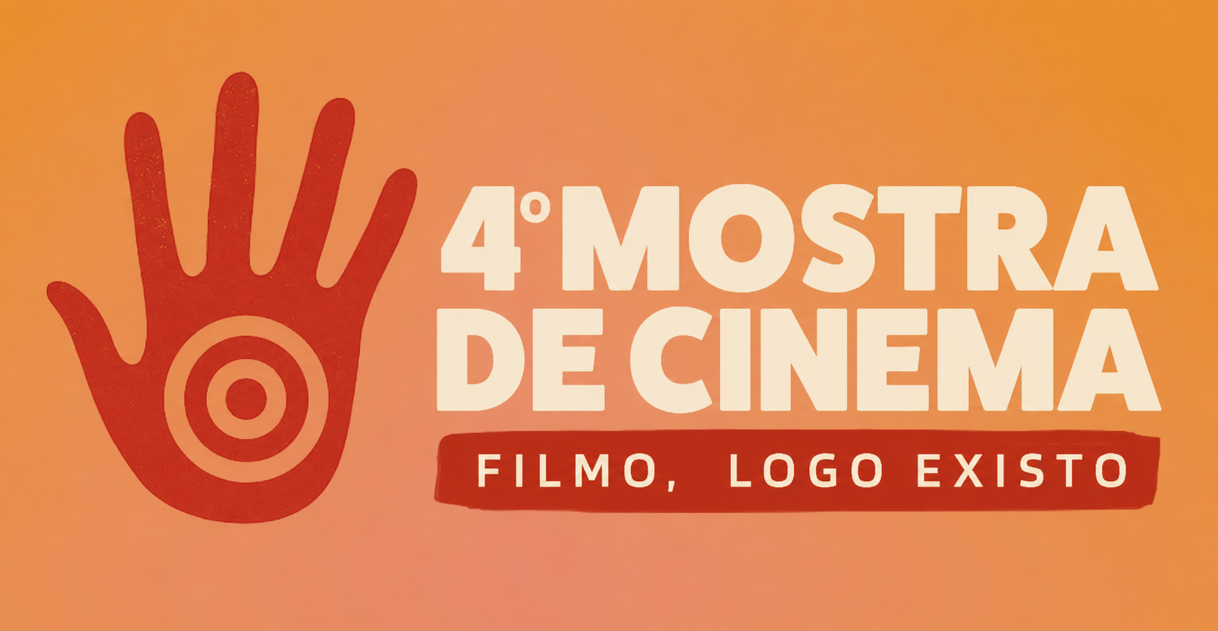 Logo da 4ª Mostra de Cinema Filmo, Logo Existo